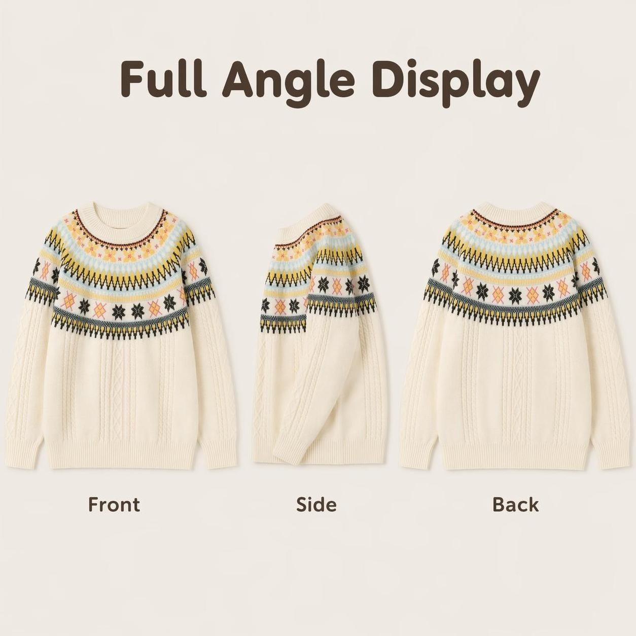 JIANCHI lk25002 knitwear detail photo 7