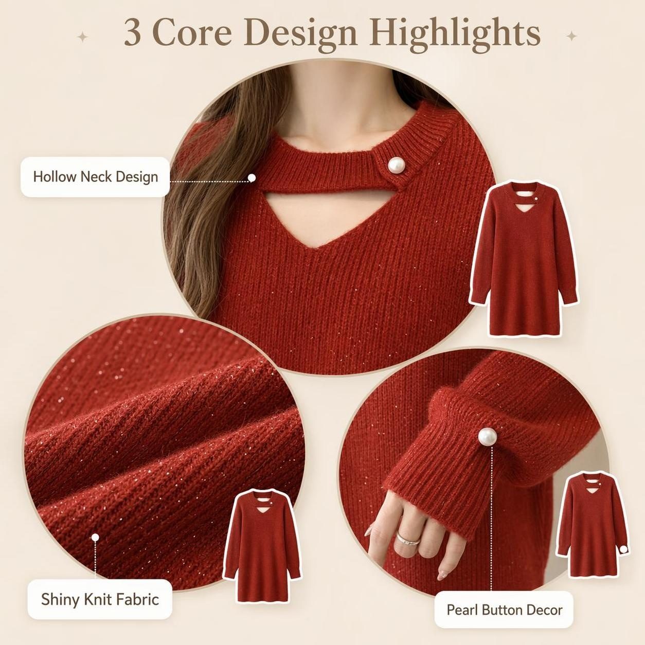 JIANCHI lk25003 knitwear detail photo 5